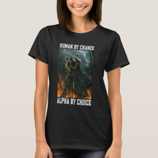 Camiseta Cringe Alpha Raccoon Memória Cringy Animal