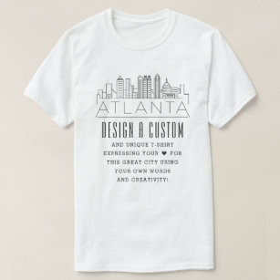 Camiseta Crio A Custom Atlanta, Georgia Themed
