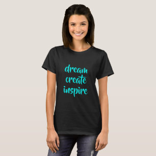 Camiseta Crio Sonho Inspira Camisa-T feminina