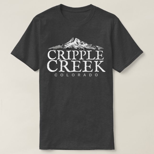 Camiseta Cripple Creek CO  Colorado Mountain  (Frente do Design)
