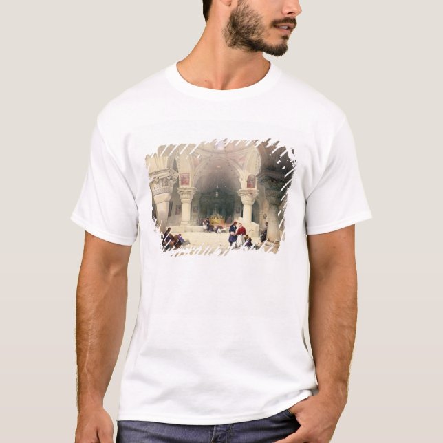 Camiseta Cript of the Holy Sepulcher, Jerusalem, placa 20 f (Frente)