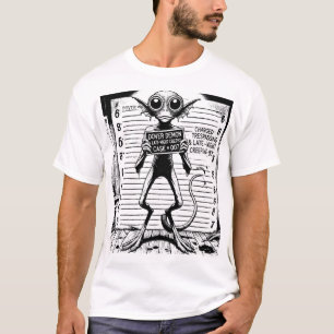 Camiseta Criptid Mugshots: A Camisa-T do Demônio Dover
