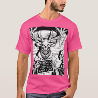 Camiseta Criptid Mugshots - Wendigo