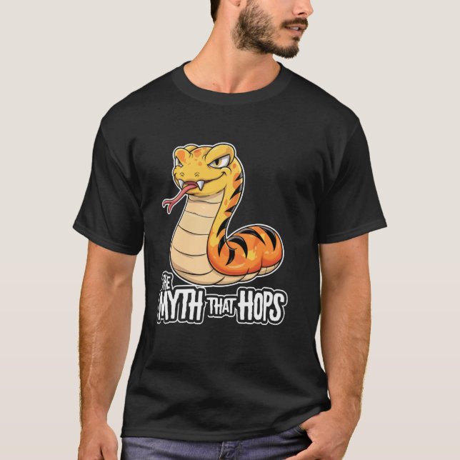 Camiseta Criptídeo Tsuchinoko Folclore de Monstros Criptozo (Frente)