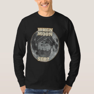 Camiseta Cripto Blockchain Defi Meme Quando Lua Ser