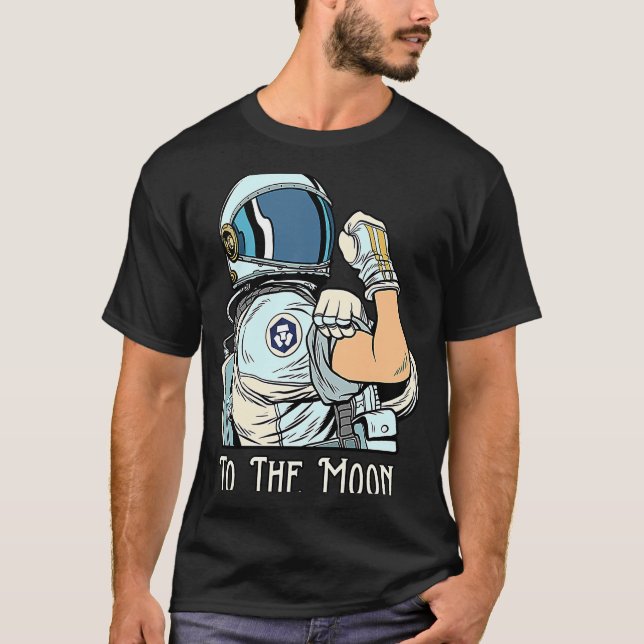 Camiseta Cripto Currency Talk Divertido CRO Crypto.com Pode (Frente)