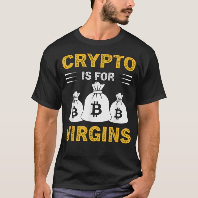 Camiseta Cripto é Para Virgens (Frente)