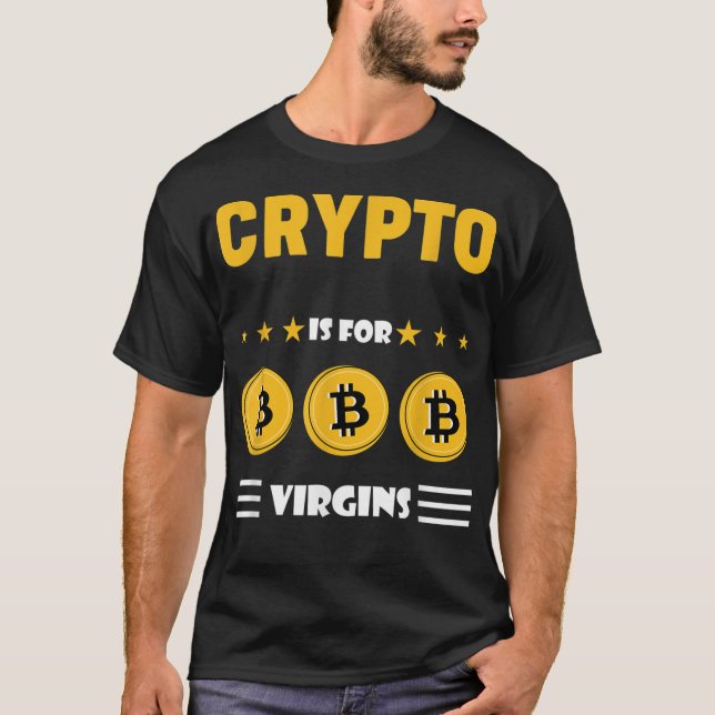 Camiseta Cripto é Para Virgens (Frente)
