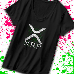 Camiseta Criptocurrency Binary Code XRP Hodlers Crypto Memo