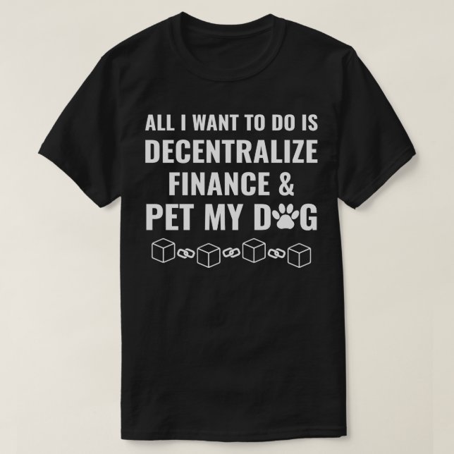 Camiseta Criptocurrency Blockchain Ether ETH Descentralizar (Frente do Design)