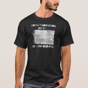 Camiseta Criptografadores Fazem... HZ MXD KSUYFEEC