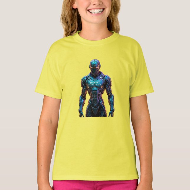 Camiseta Criptografar tudo do Guardian (Frente)
