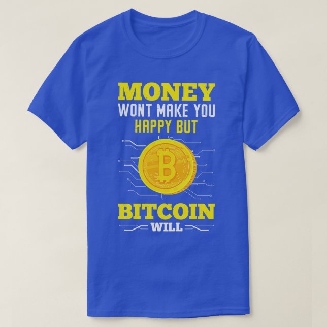 Camiseta Criptografia BTC Crypto Blockchain da Moeda Bater (Frente do Design)