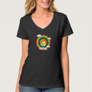 Camiseta Criptografia Cripto Rainbow Color Dog Memória Cryp