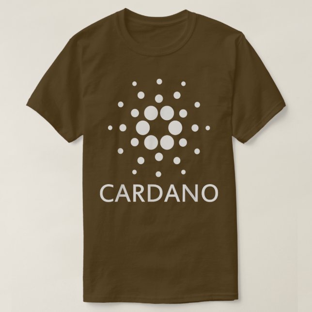 Camiseta Criptografia de Criptomoeda ADA Cardano (Frente do Design)