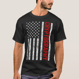 Camiseta Criptografia de Sinalizador EUA