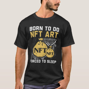 Camiseta Criptografia de Token Não Fungível de Criptograf