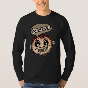 Camiseta Criptografia Divertida Acredita Arte Para O Cripto