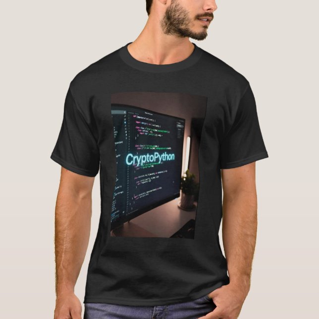 Camiseta Criptografia Python (Frente)