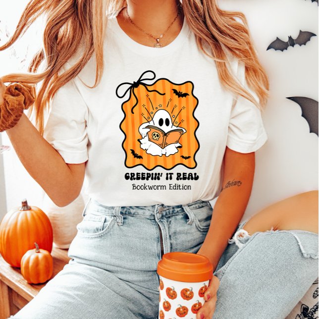Camiseta Criptografia Real Ghost Retro Halloween (Criador carregado)