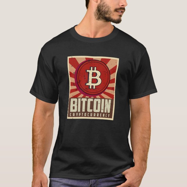 Camiseta Criptomoeda bitrate moderna (Frente)