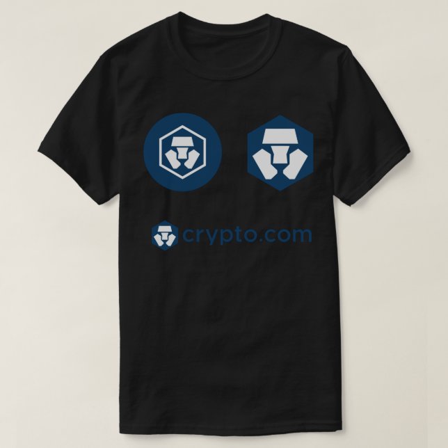 Camiseta Criptomoeda Cronos - Crypto.com CRO de Cronos de M (Frente do Design)