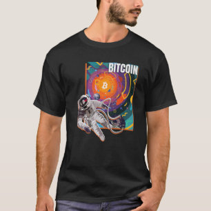 Camiseta Criptomoeda de Criptografia de Arte do Anos 80 de