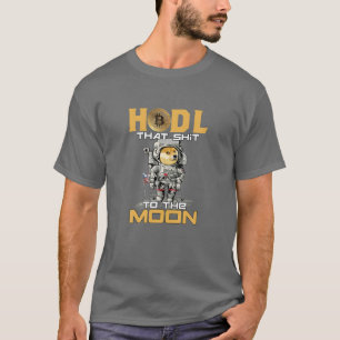 Camiseta Criptomoeda de Dogecoína HODL