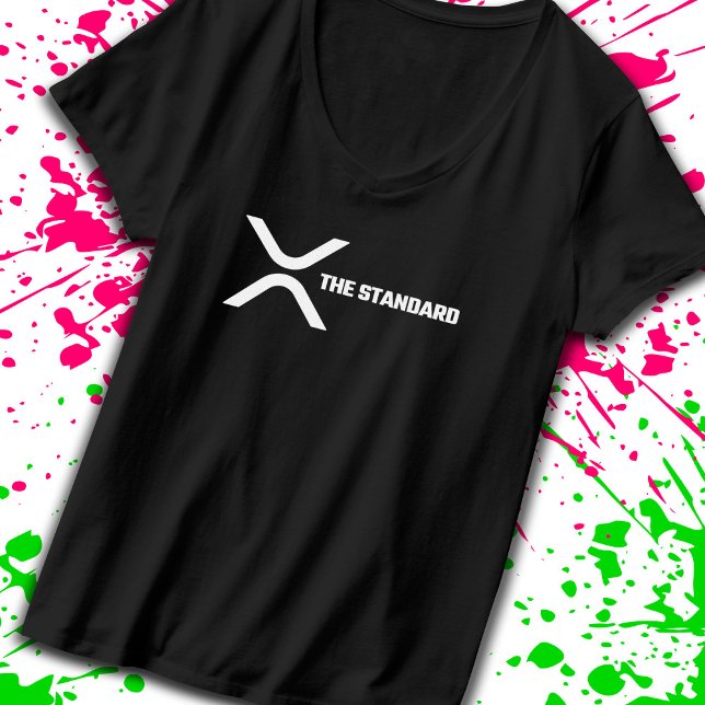Camiseta Criptomoeda de Memória Criptomoeda do XRP A Cota P (Criador carregado)