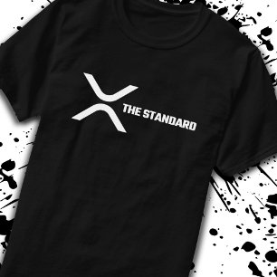 Camiseta Criptomoeda de Memória Criptomoeda do XRP A Cota P