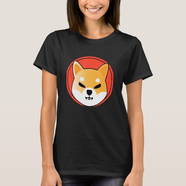 Camiseta Criptomoeda de Moedas Shiba Inu criptografia de to (Frente)