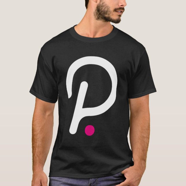 Camiseta Criptomoeda de Ponto Polkidot (Frente)