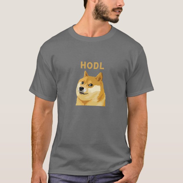 Camiseta Criptomoeda HDL da Dogecoin (Frente)