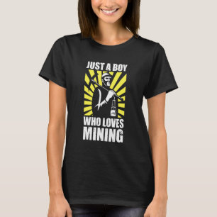Camiseta Criptomoeda Mineira Dourada De Carvão Apenas Um Me