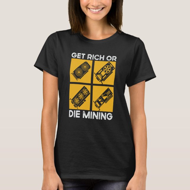 Camiseta Criptomoeda Miner Tecnologia Blockchain Criptomoed (Frente)