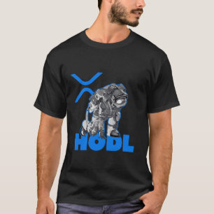 Camiseta Criptomoeda XRP Ripple - Astronaut-HODL de Criptom