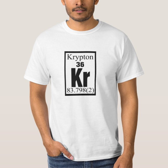 Camiseta Criptônio. (Frente)