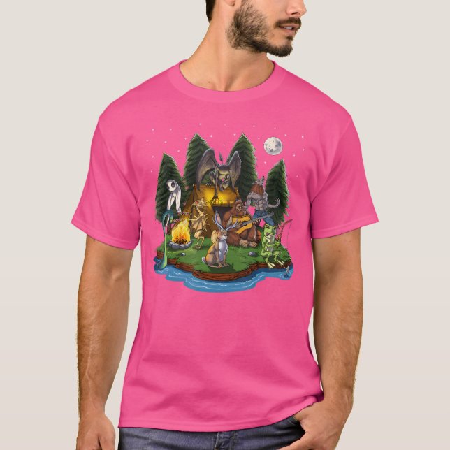 Camiseta Criptozoologia Criptitos Criptozoológicos Criatura (Frente)