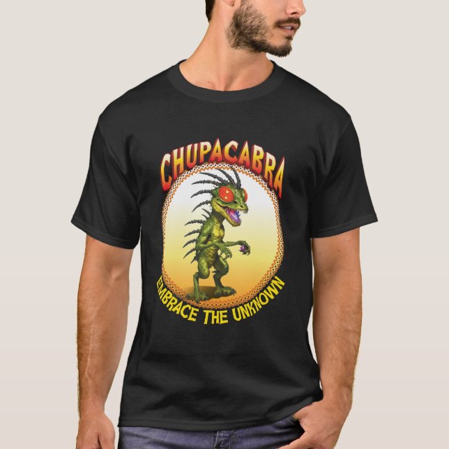 Camiseta Criptozoologia da Criptozoologia Legendária de CHU (Frente)