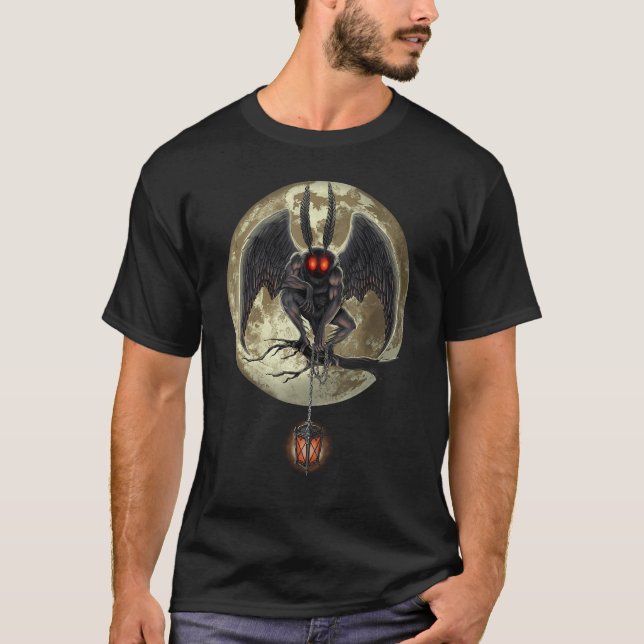 Camiseta Criptozoologia Mothman Criptozoologia Criptozoolo  (Frente)