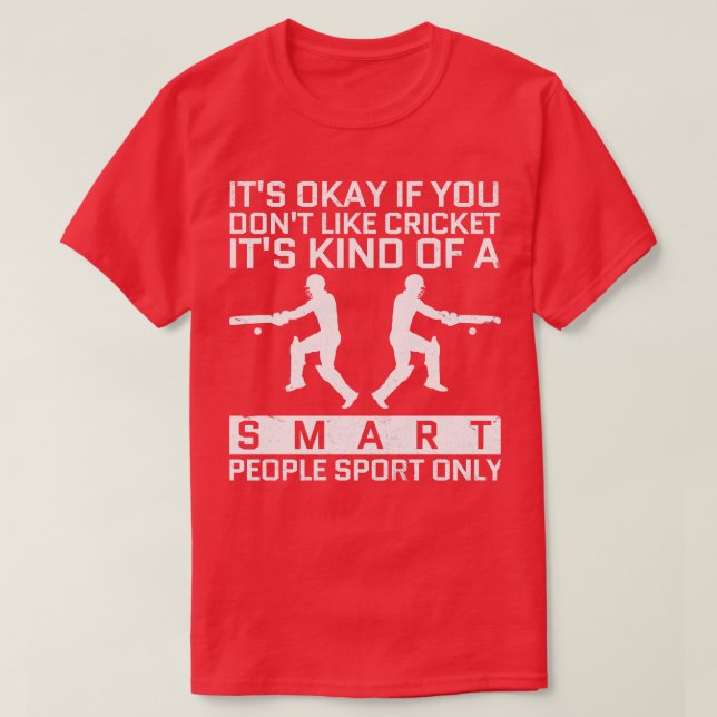 Camiseta críquete 1 (Frente do Design)