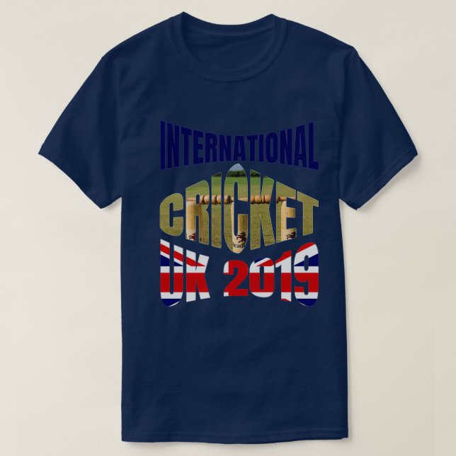Camiseta Críquete 2019 (Frente do Design)
