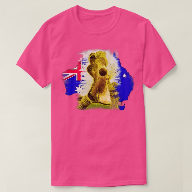 Camiseta Críquete 3 da Austrália (Frente do Design)