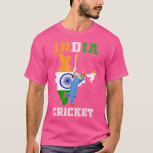 Camiseta Críquete da Índia invade os jogadores indianos - o