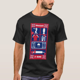 Camiseta Críquete de teste inglês