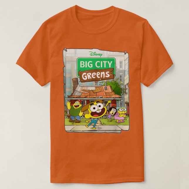 Camiseta Críquete e Família Big City Greens (Frente do Design)