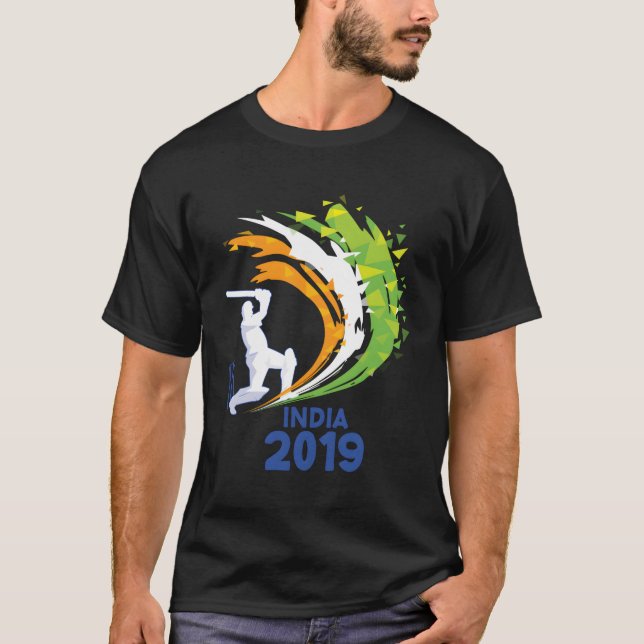 Camiseta Críquete Índia 2019 (Frente)