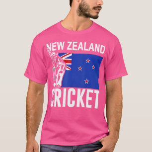 Camiseta Críquete Nova Zelândia