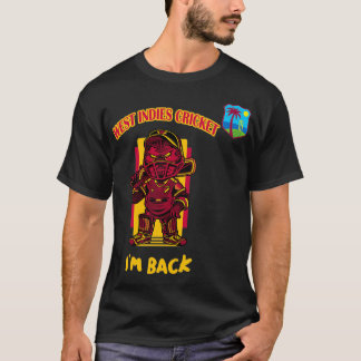 Camiseta Críquete Oferece Críquete às Índias Ocidentais Por