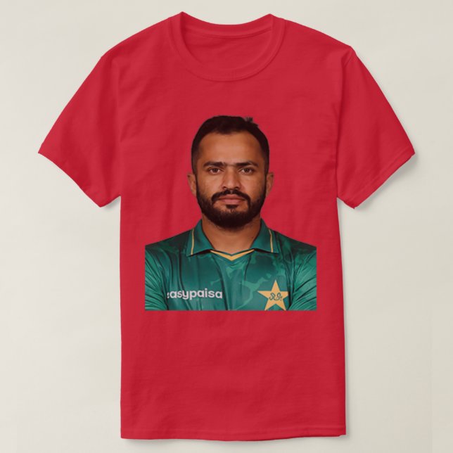 Camiseta críquete paquistão (Frente do Design)